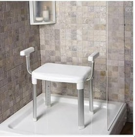 Resim BYR, Banyo Sandalyesi, kollu Banyo Sandalyesi, banyo Taburesi Beyaz, 5526584710 