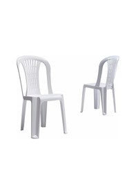 Resim Arvenlive 4-6 Adet Gardelia Plastik Sandalye Lüx Kolsuz Plastik Sandalye 