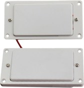 Resim Elektro Gitar Parçaları Için Mühürlü Gitar Humbucker Pikap Seti Köprü Boyun Seti 