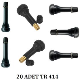 Resim Sibop Seti Tr 414 Binek Oto Lastik Sibop Seti 20 Adet Sibop 