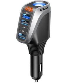 Resim Ozio Araba Şarj Adaptörü 12-24v Araba Kamyon Suv Rv K20472-1 Type 1 