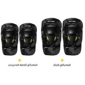 Resim Supermarket1 Sulaıte Motosiklet Yaz Sürme Erkek Kadınlar İçin Dizlik Dirsek Koruyucu Ekipman Siyah Siyah 