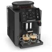Resim Krups Sensation C50 Tam Otomatik Kahve Makinesi - Kömür Siyahı 