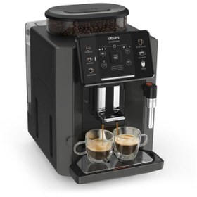 Resim Krups Sensation C50 Tam Otomatik Kahve Makinesi - Kömür Siyahı 