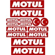 Resim Motul Sticker Seti A4 26X20Cm 