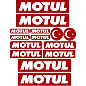 Resim Motul Sticker Seti A4 26X20Cm 