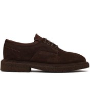 Resim Men's Brown Lace-Up Suede Leather Casual Shoes Derimod