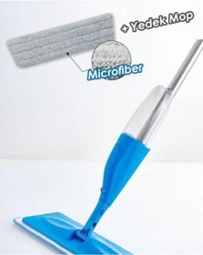 Resim Su Hazneli Water Sprey Mop 300 ML + Yedek Bez 