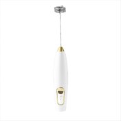 Resim Maggiei Elektrikli Süt Köpürtücüler, Paslanmaz Çelik, Mini Elde Taşınabilir. Kahve Latte, Kapuçino, Yumurta Çırpma ve Sıcak Çikolata Için Hızlı Şarj (Yurt Dışından) 