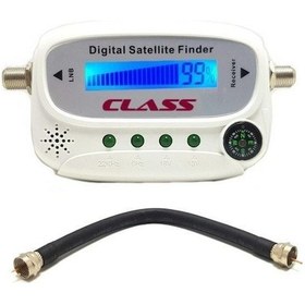 Resim Class Acr120 Satfinder Lcd Ekran Pusulalı Dijital Uydu Bulucu 
