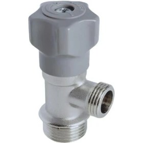 Resim Kalde Gri Volanlı Taharet Ara Musluğu - 5'li Paket - 3/8"-1/2" 