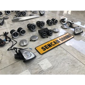 Resim Mercedes W213 Havalandırma Tweeter Ambiyans Komple Seti 