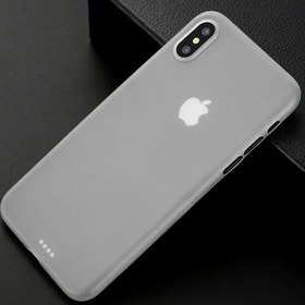 Resim Apple iPhone X Kılıf Mat Şeffaf Esnek Kaliteli Ultra İnce PP Silikon - Beyaz 