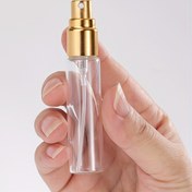 Resim 3 Paket 5/10/15Ml Cam Parfüm Şişeleri, Doldurulabilir, Sprey, Alüminyum Elektrokimyasal Nozul, Taşınabilir Parfüm Sprey Şişeleri, Erkekler ve Kadınlar Seyahat İçin Uygun, Her Bir Renkten Bir 