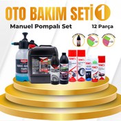 Resim SMX OTO BAKIM SETİ - 1 Basınçlı Pompa Hediye (12 Parça) 