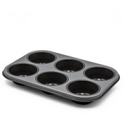 Resim Aryıldız 6'lı Muffin Kalıbı Gri 