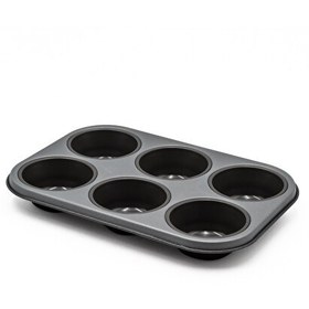 Resim Aryıldız 6'lı Muffin Kalıbı Gri 