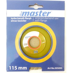 Resim First Master Turbo Kanallı Flanşlı Elmas Kesici 115 mm 