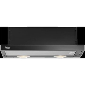 Resim Beko P 40 S Siyah Cam Dekorlu Aspıratör 