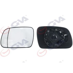 Resim ünlü oto AYNA CAMI SOL 307-407-XSARA 01 MEKANİK KONVEKS VM-207AGL 
