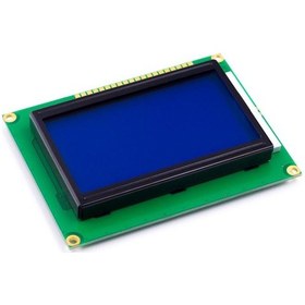 Resim 128x64 Lcd Grafik Ekran Modülü - Mavi Arka Plan Lcd12864 