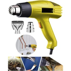 Resim Pro Alman Teknoloji 3900 Wf Darbeye Dayanıklı Kademeli Sıcak Hava Tabancası Hediyeli Ürün 