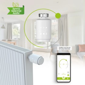 Resim Bilicra S-Warm Akıllı Termostatik Radyatör Vanası 