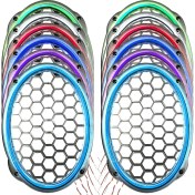 Resim Poke Ledli Hoparlör Kapak 6x9 Oval 12V 2ADET PK-5052, Yeşil 