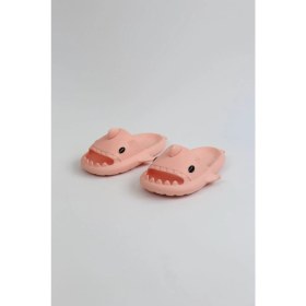 Resim Meyou Shoes WG500 Köpekbalığı Pembe Unisex Tam Ortopedik Terlik Shark Slides 