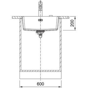 Resim Franke Maris Mrg 210/110-52 Fragranite Stone Grey Eviye 