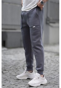 Resim Füme Kargo Cep Basic Eşofman Altı 6527 Füme 