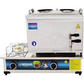 Resim Mizan 25 Lik Lpg Tüplü 20 Litre 2 Demlikli Çay Kazanı - Çay Ocağı 
