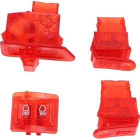 Resim Synodicmonth Honda Dıo Zx Af27 Af28 Af34 Af35 Kırmızı Motosiklet Korna Anahtarı Düğmesi Dönüş Sinyali Anahtarı Düğmesi Başlatma Düğmesi 