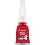 Resim Flormar Nail Enamel Yoğun Pigmentli Oje 048 Fiery Red 