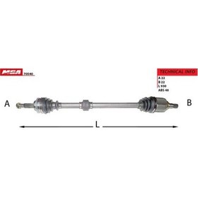 Resim Mga 70540 Aks Komple Sağ Abs'li Otomatik Chevrolet Kalos 02-10 1.4 16v-aveo 05-10 1.4 16v 96485020 