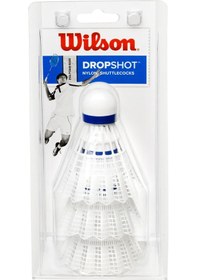 Resim Wilson Badminton Topu Dropshot 3'lü Beyaz Wrt6048wh 