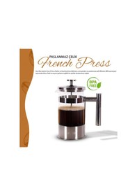 Resim Any Morning Ff110 Kahve Ve Bitki Çayı İçin French Press 600 Ml Gri 
