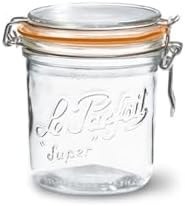 Resim Le Parfait Super Terrines Klipsli/contalı Cam Kavanoz 750ml (6) 