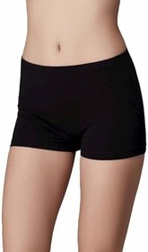 Resim Berrak Kadın Boxer 2100/2101, 6 Adet, Siyah, L Beden 