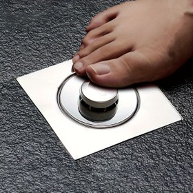 Resim Yuvarlak Kenarlı Evrensel Banyo Zemin Drenajı, Tıkanıklık Karşıtı, Hızlı Drenaj, Yenilemeler ve Yeni Kurulumlar İçin İdeal, Metal Malzeme, Küvet Aksesuarı 