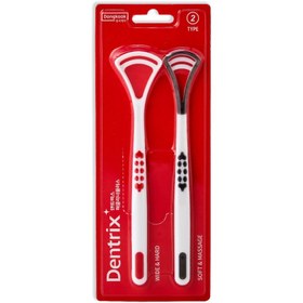 Resim Dentrix Tongue Cleaner 2P - Hijyenik Dil Temizleyici Seti 