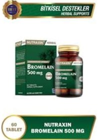 Resim Std Nutraxin Herbal Bromelain Ananas 60 Tablet Teklidir 