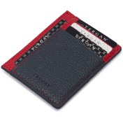 Resim Lacivert Deri Unisex Kredi Kartlık - S1KK00001676-N74 