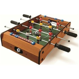 Resim Ahşap Masa Üstü Futbol Langırt Oyunu 50cm 