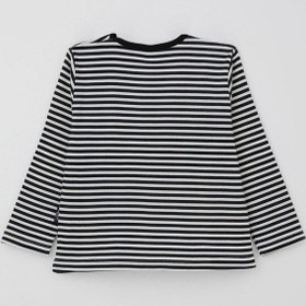 Resim Breeze Erkek Bebek Uzun Kollu Tişört Patlı 9 Ay-3 Yaş, Siyah Siyah 