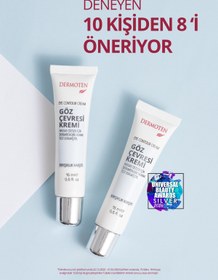 Resim Dermoten Göz Altı Kremi | Kırışıklık, Kararma, Kuruluk İçin Aydınlatıcı Nemlendirici Göz Çevresi Kremi 15 ml 