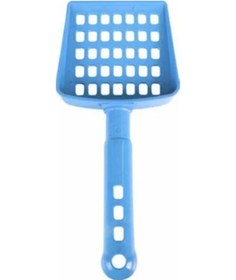 Resim Kare Delikli Elekli Kedi Kumu Küreği 