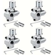 Resim Topnotch 4pcs Bvp-31 Klima Hattı Delme Valf Seti 1/4 5/16 3/8 Inch Dış Çap Metal Malzeme Soğutucu İğne Valf Otomotiv Klima Tamiz Aletleri 