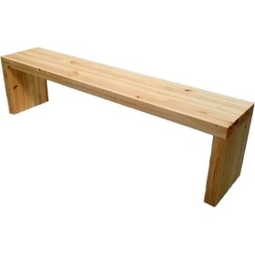 Resim Evodeko Ahşap Minimalist Bank 