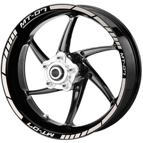 Resim Deeb Yamaha Mt07 Jant Şeridi Beyaz Beyaz Model X N11.8299 